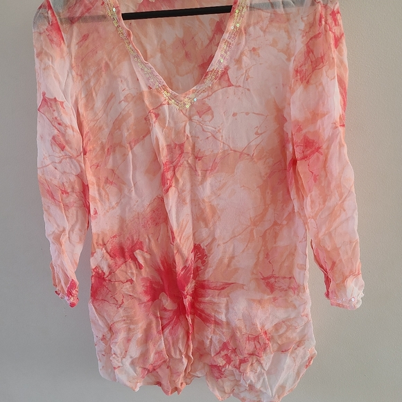 See through blouse Olsen - Picture 4 of 7